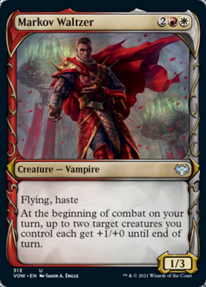 Markov Waltzer (Showcase Fang Frame) [Innistrad: Crimson Vow] | Card Merchant Takapuna