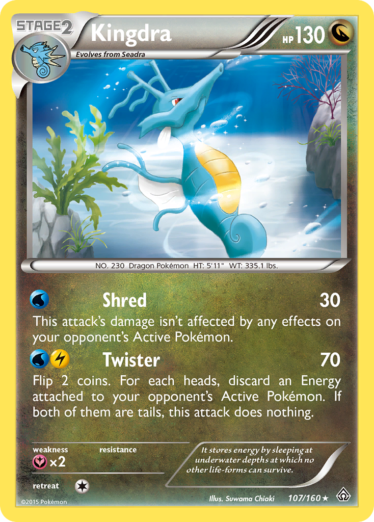 Kingdra (107/160) [XY: Primal Clash] | Card Merchant Takapuna