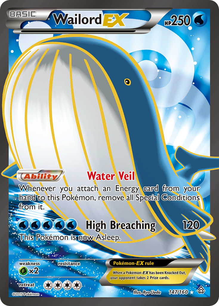 Wailord EX (147/160) [XY: Primal Clash] | Card Merchant Takapuna