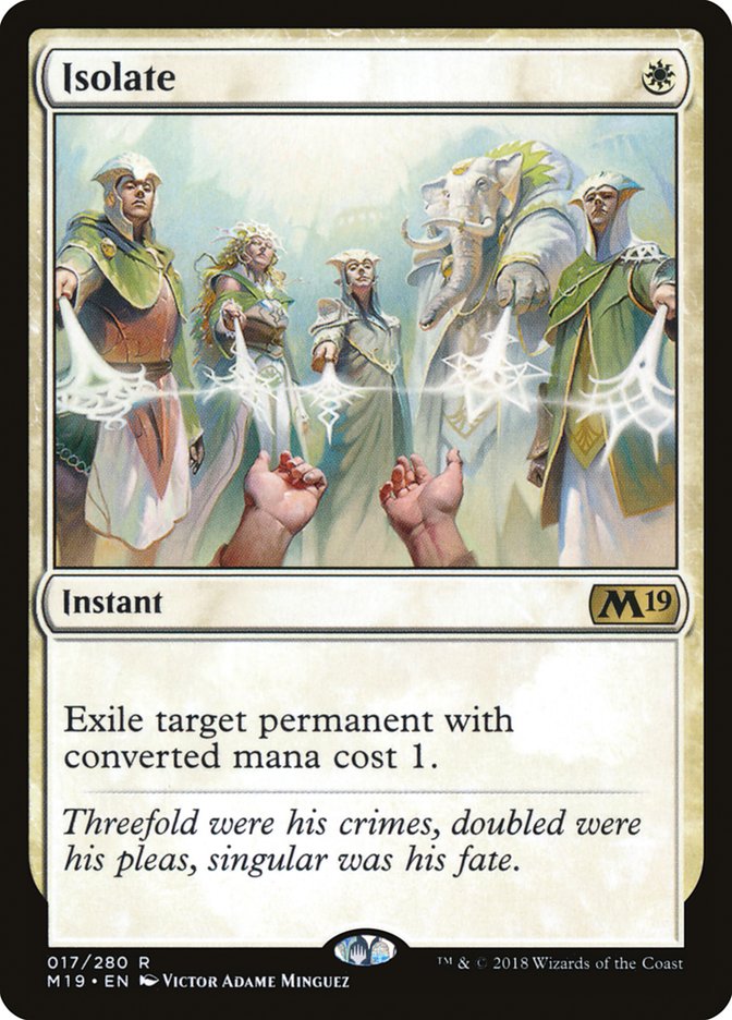 Isolate [Core Set 2019] | Card Merchant Takapuna