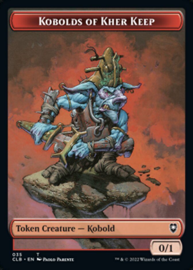 Kobolds of Kher Keep // Treasure Double-Sided Token [Commander Legends: Battle for Baldur's Gate Tokens] | Card Merchant Takapuna