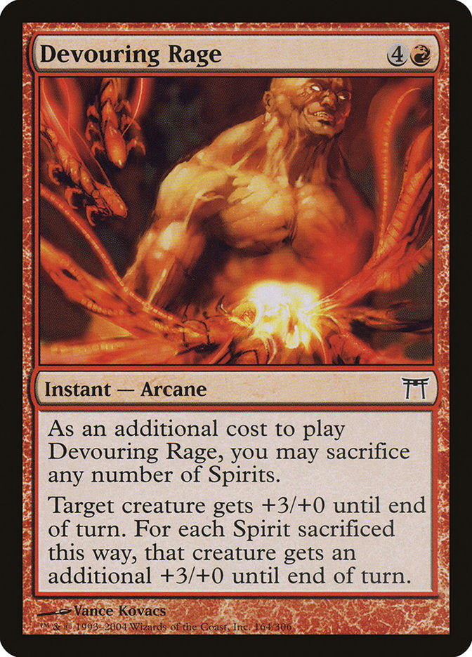 Devouring Rage [Champions of Kamigawa] | Card Merchant Takapuna