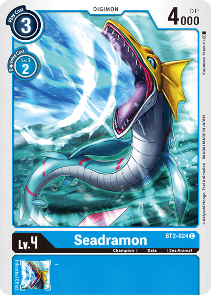 Seadramon [BT2-024] [Release Special Booster Ver.1.5] | Card Merchant Takapuna