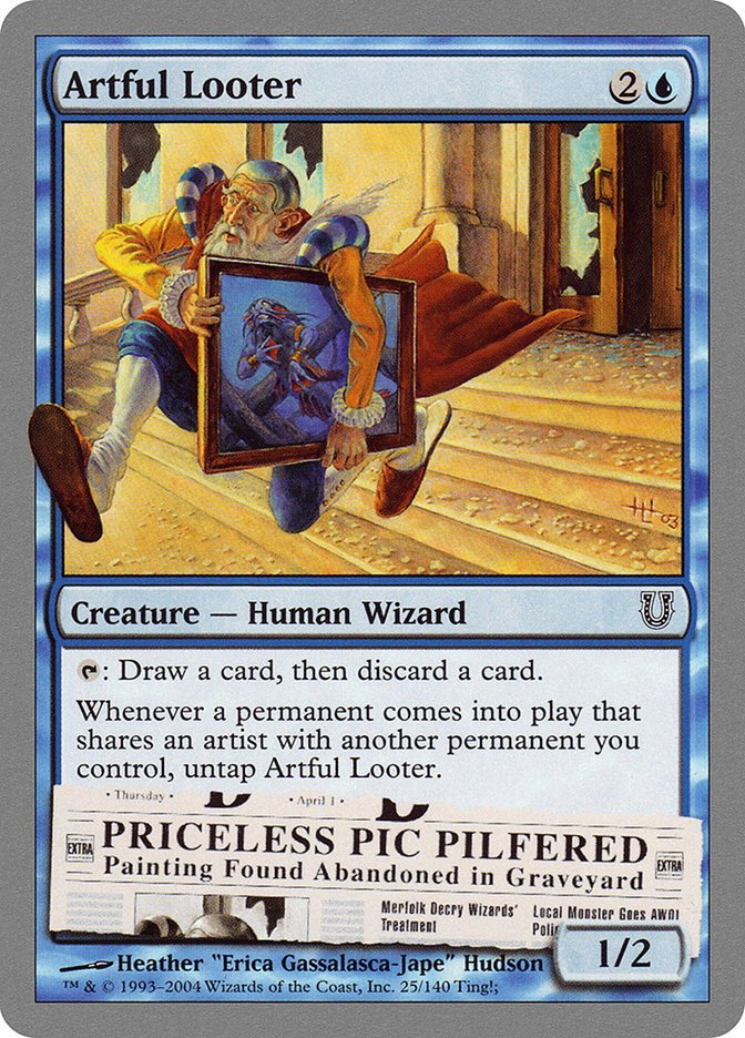 Artful Looter [Unhinged] | Card Merchant Takapuna