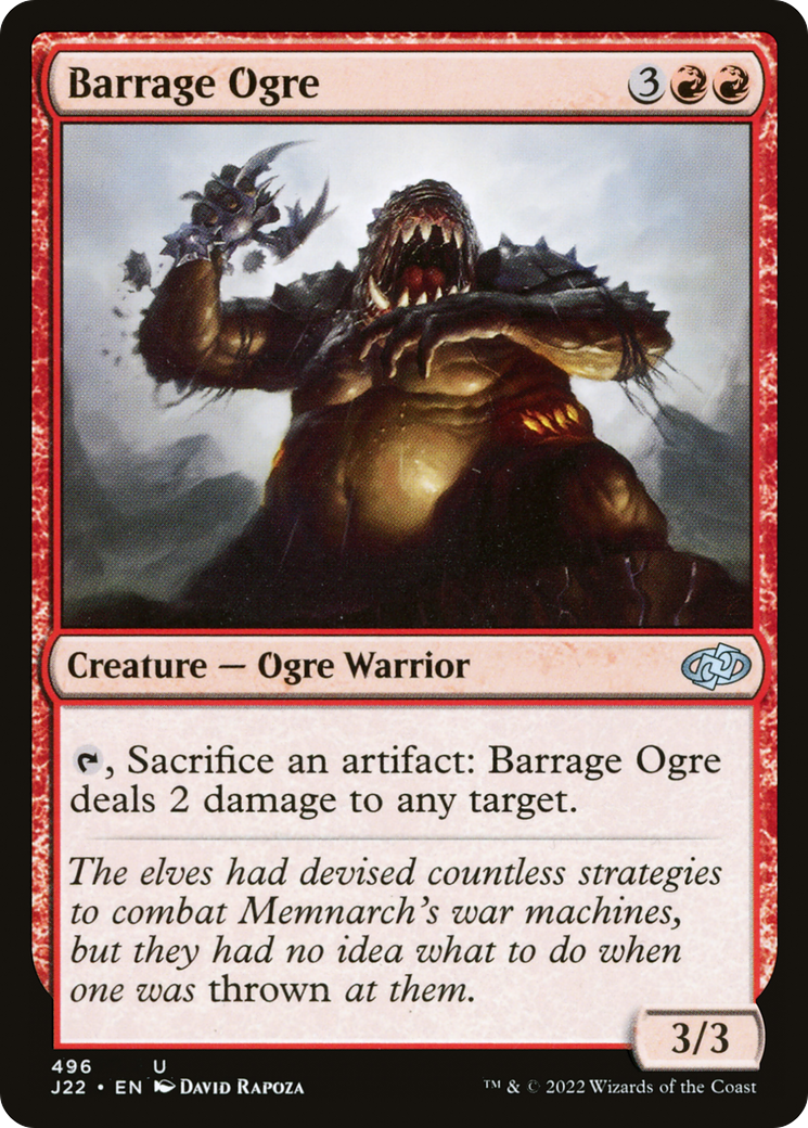 Barrage Ogre [Jumpstart 2022] | Card Merchant Takapuna