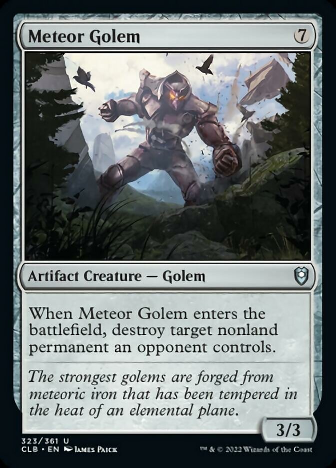 Meteor Golem [Commander Legends: Battle for Baldur's Gate] | Card Merchant Takapuna