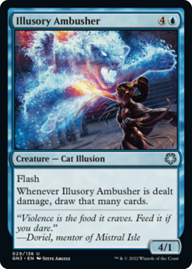 Illusory Ambusher [Game Night: Free-for-All] | Card Merchant Takapuna