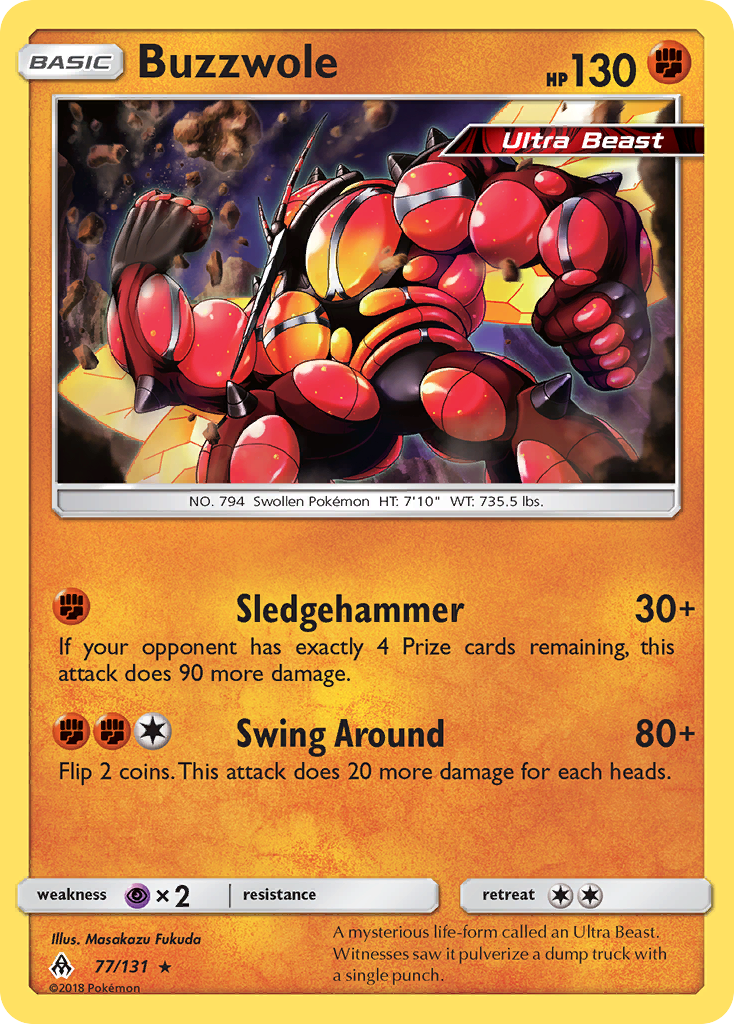 Buzzwole (77/131) [Sun & Moon: Forbidden Light] | Card Merchant Takapuna