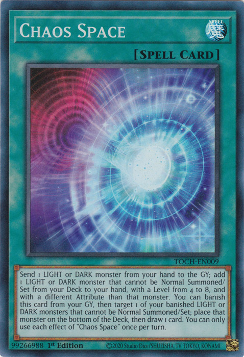 Chaos Space [TOCH-EN009] Super Rare | Card Merchant Takapuna