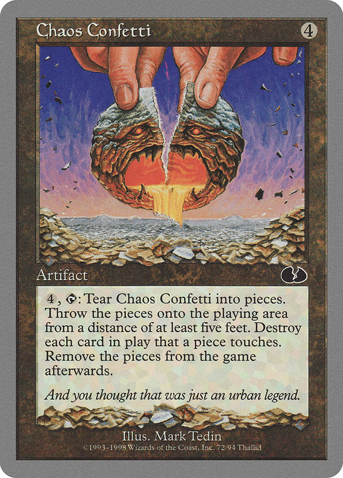 Chaos Confetti [Unglued] | Card Merchant Takapuna