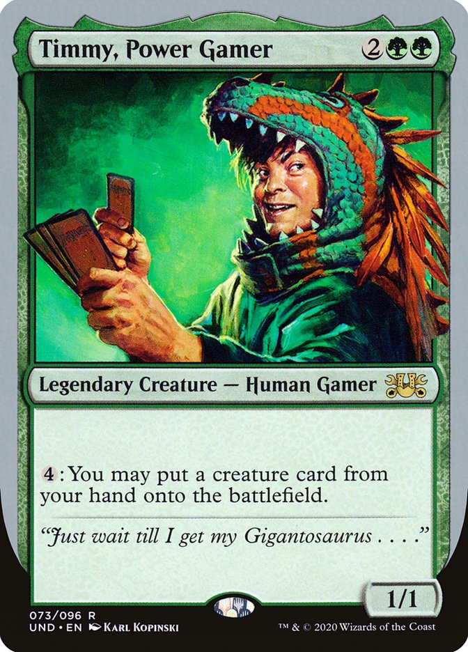 Timmy, Power Gamer [Unsanctioned] | Card Merchant Takapuna