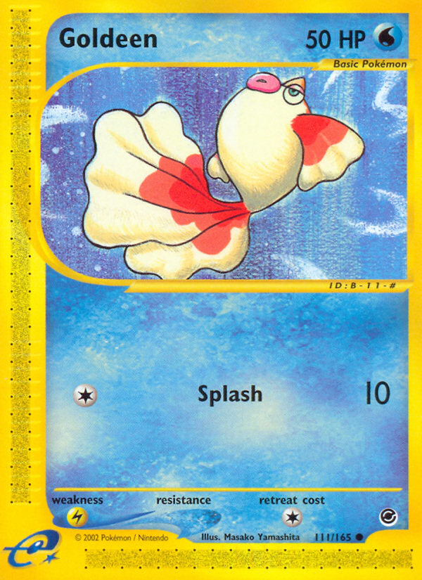 Goldeen (111/165) [Expedition: Base Set] | Card Merchant Takapuna