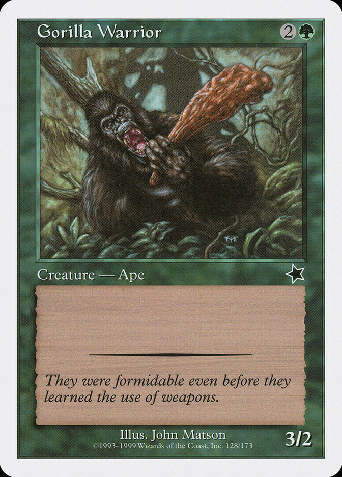 Gorilla Warrior [Starter 1999] | Card Merchant Takapuna