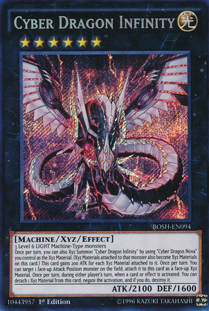 Cyber Dragon Infinity [BOSH-EN094] Secret Rare | Card Merchant Takapuna