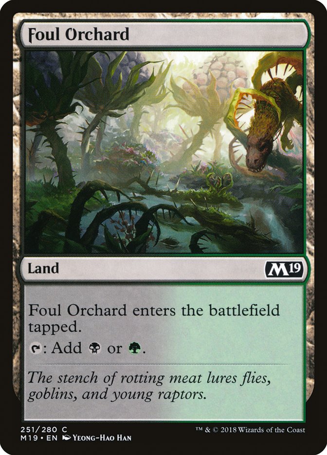 Foul Orchard [Core Set 2019] | Card Merchant Takapuna