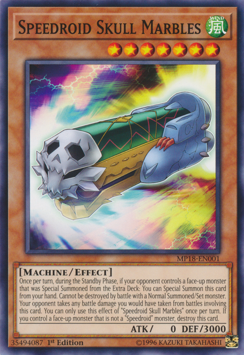 Speedroid Skull Marbles [MP18-EN001] Common | Card Merchant Takapuna