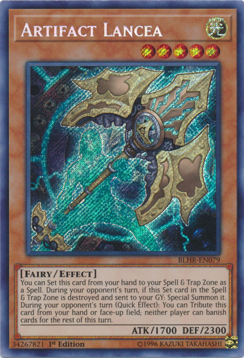 Artifact Lancea [BLHR-EN079] Secret Rare | Card Merchant Takapuna