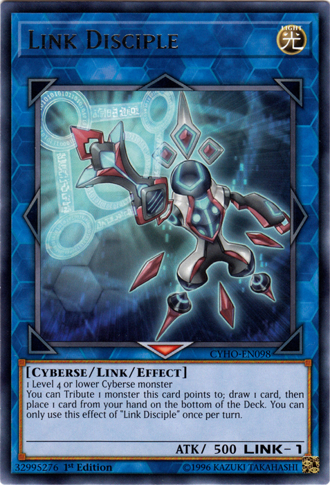 Link Disciple [CYHO-EN098] Rare | Card Merchant Takapuna