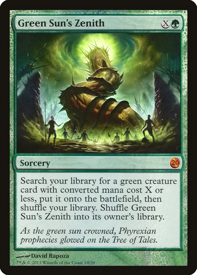 Green Sun's Zenith [From the Vault: Twenty] | Card Merchant Takapuna