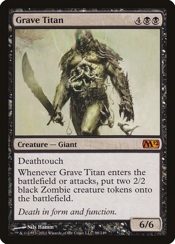 Grave Titan [Magic 2012] | Card Merchant Takapuna