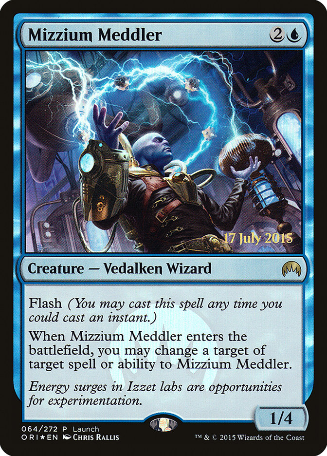 Mizzium Meddler (Launch) [Magic Origins Promos] | Card Merchant Takapuna