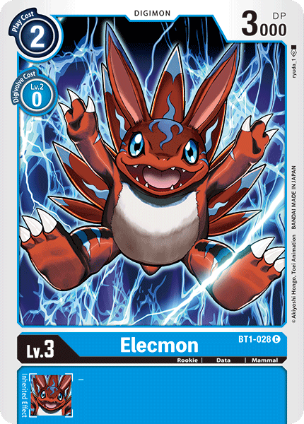 Elecmon [BT1-028] [Release Special Booster Ver.1.0] | Card Merchant Takapuna