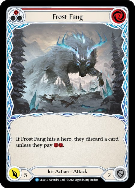 Frost Fang (Red) [OLD013] (Tales of Aria Oldhim Blitz Deck)  1st Edition Normal | Card Merchant Takapuna