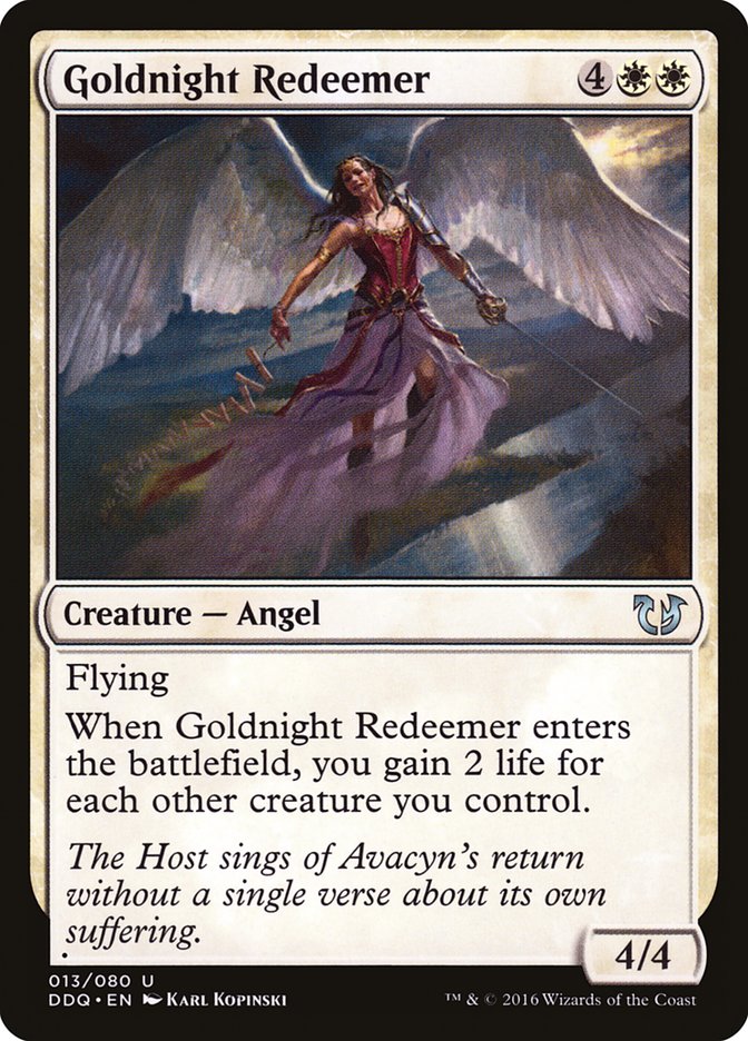 Goldnight Redeemer [Duel Decks: Blessed vs. Cursed] | Card Merchant Takapuna