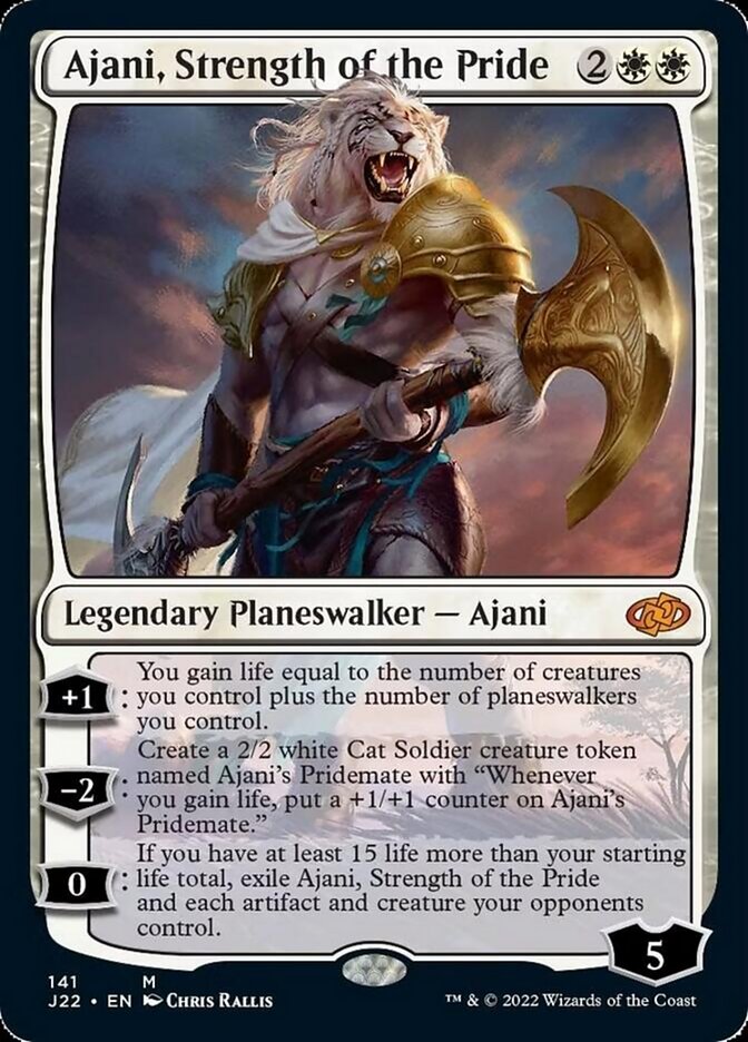 Ajani, Strength of the Pride [Jumpstart 2022] | Card Merchant Takapuna