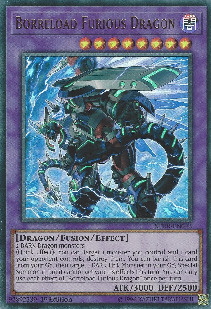 Borreload Furious Dragon [SDRR-EN042] Ultra Rare | Card Merchant Takapuna