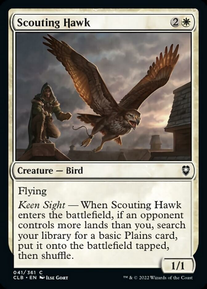 Scouting Hawk [Commander Legends: Battle for Baldur's Gate] | Card Merchant Takapuna