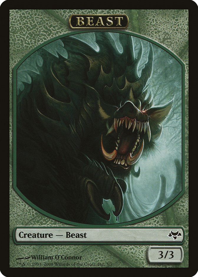 Beast Token [Eventide Tokens] | Card Merchant Takapuna