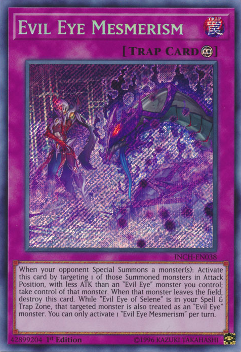 Evil Eye Mesmerism [INCH-EN038] Secret Rare | Card Merchant Takapuna