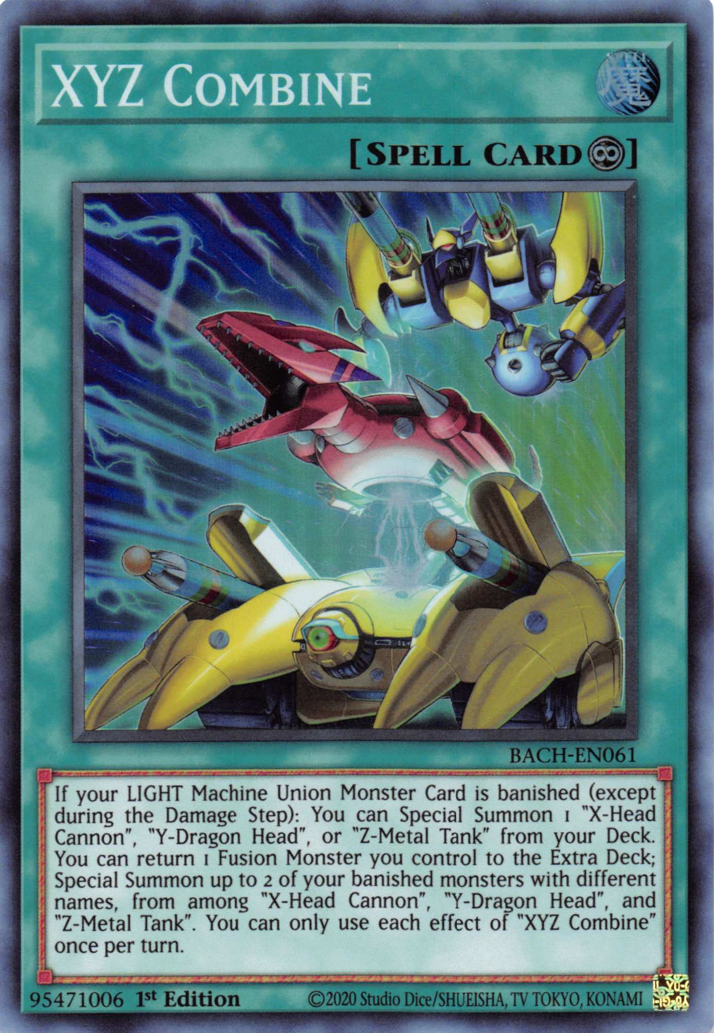 XYZ Combine [BACH-EN061] Super Rare | Card Merchant Takapuna