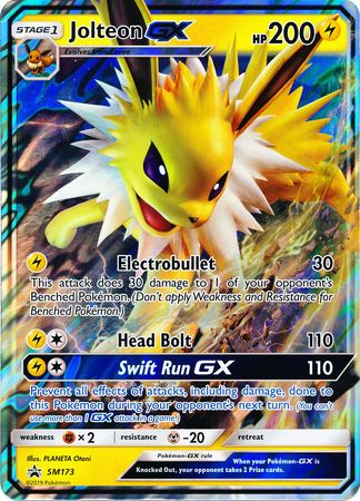 Jolteon GX (SM173) (Jumbo Card) [Sun & Moon: Black Star Promos] | Card Merchant Takapuna