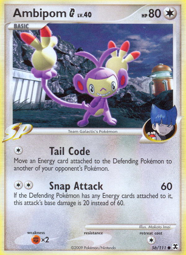 Ambipom G (56/111) [Platinum: Rising Rivals] | Card Merchant Takapuna