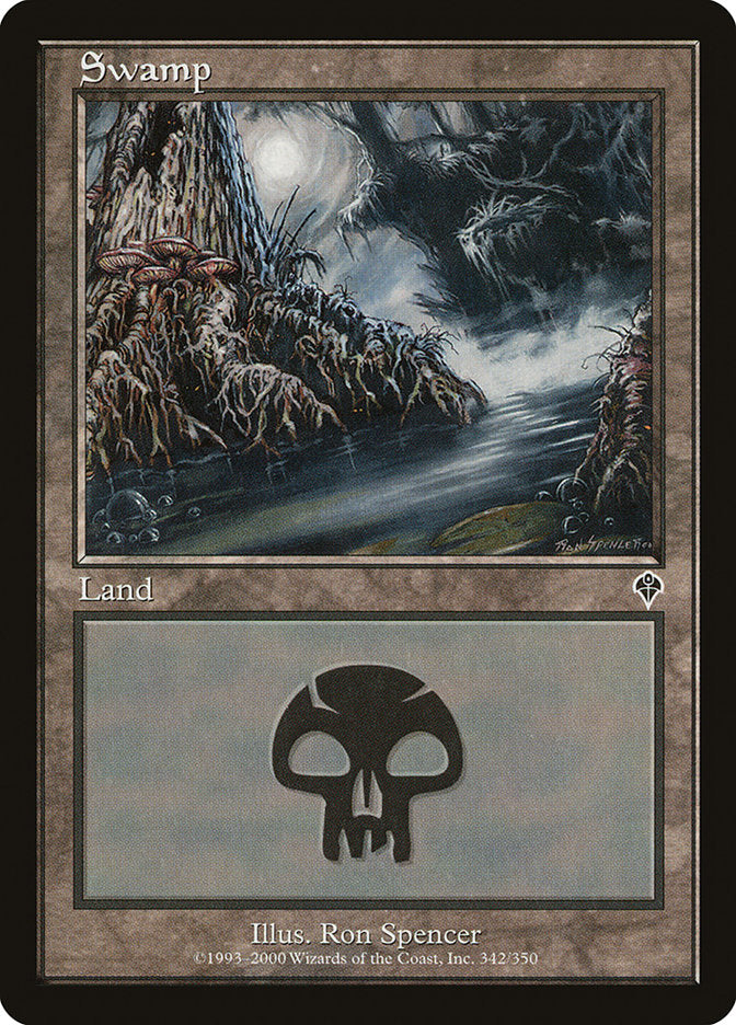 Swamp (342) [Invasion] | Card Merchant Takapuna