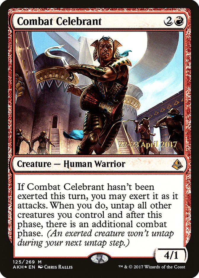 Combat Celebrant [Amonkhet Prerelease Promos] | Card Merchant Takapuna