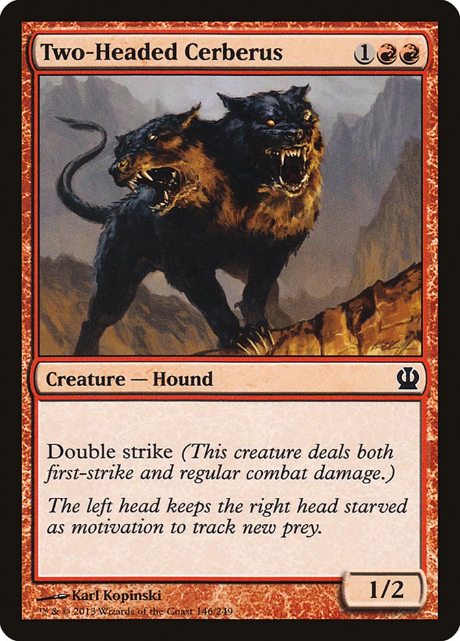 Two-Headed Cerberus [Theros] | Card Merchant Takapuna