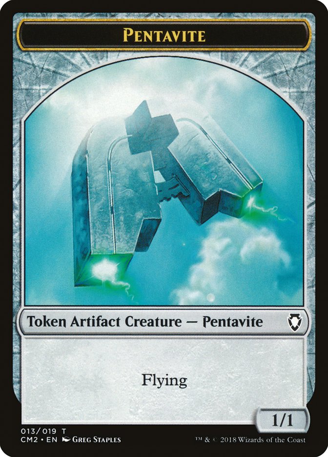 Pentavite Token [Commander Anthology Volume II Tokens] | Card Merchant Takapuna