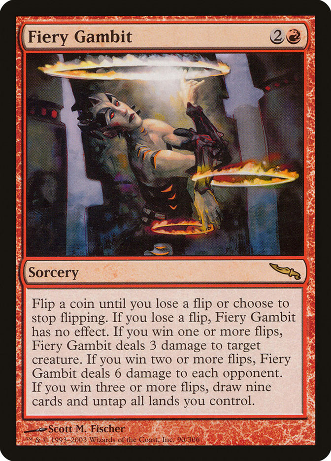 Fiery Gambit [Mirrodin] | Card Merchant Takapuna