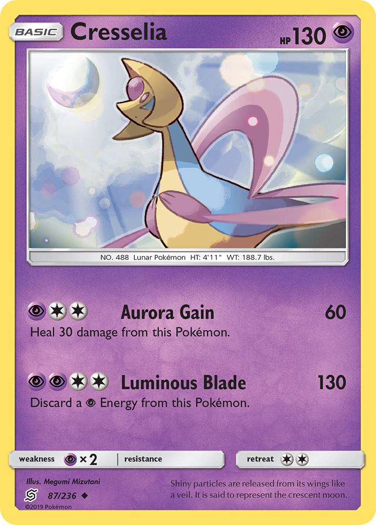 Cresselia (87/236) [Sun & Moon: Unified Minds] | Card Merchant Takapuna