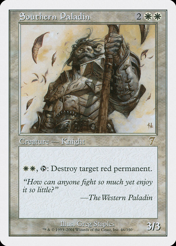 Southern Paladin [Seventh Edition] | Card Merchant Takapuna