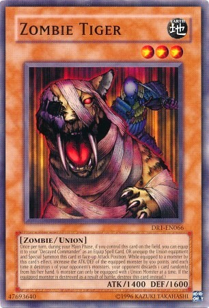 Zombie Tiger [DR1-EN066] Common | Card Merchant Takapuna