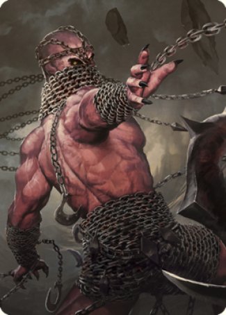 Chain Devil Art Card [Commander Legends: Battle for Baldur's Gate Art Series] | Card Merchant Takapuna