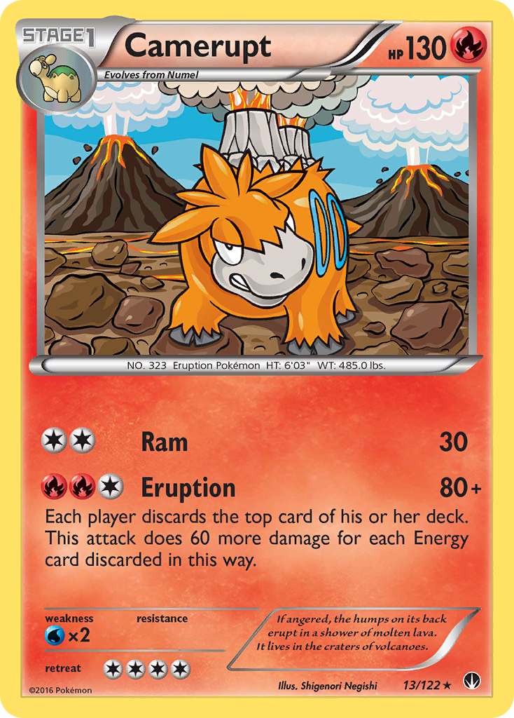 Camerupt (13/122) [XY: BREAKpoint] | Card Merchant Takapuna