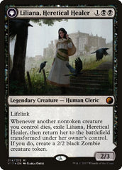 Liliana, Heretical Healer // Liliana, Defiant Necromancer [From the Vault: Transform] | Card Merchant Takapuna