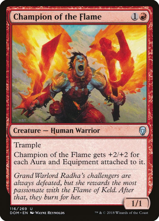 Champion of the Flame [Dominaria] | Card Merchant Takapuna