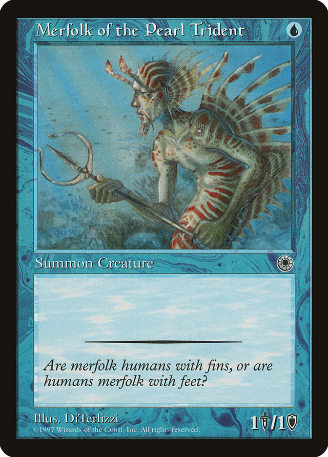 Merfolk of the Pearl Trident [Portal] | Card Merchant Takapuna