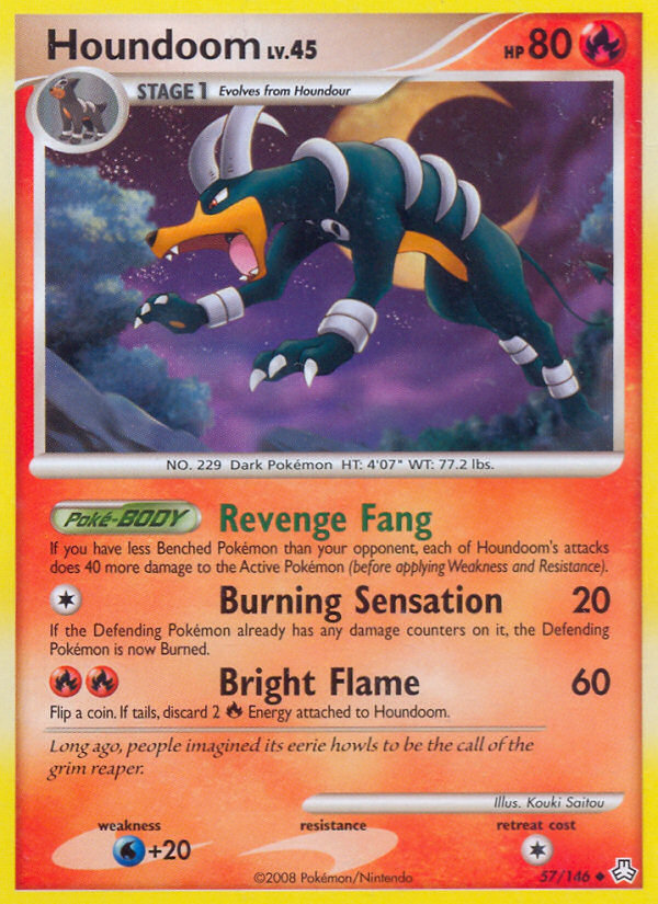 Houndoom (57/146) [Diamond & Pearl: Legends Awakened] | Card Merchant Takapuna